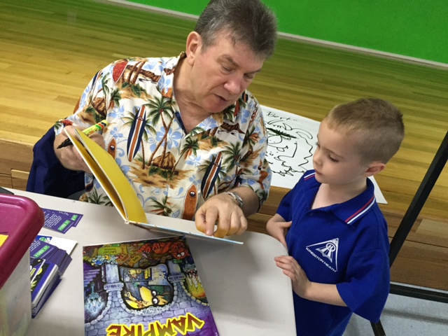 Michael Salmon visits KHPS!